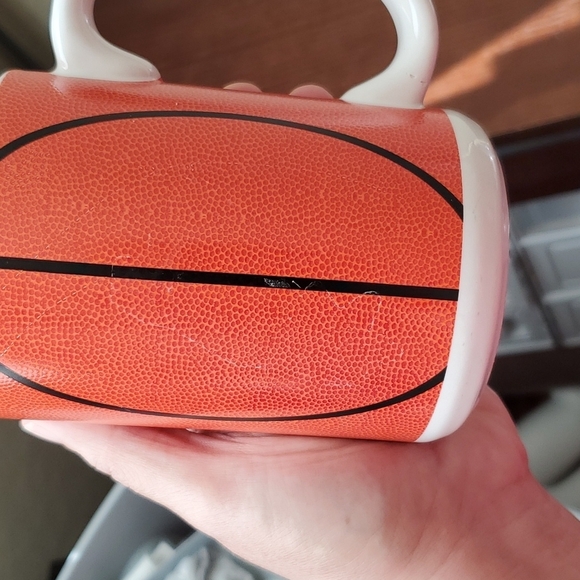 NBA Spalding basketball textured orange Coffee mug - Picture 3 of 7